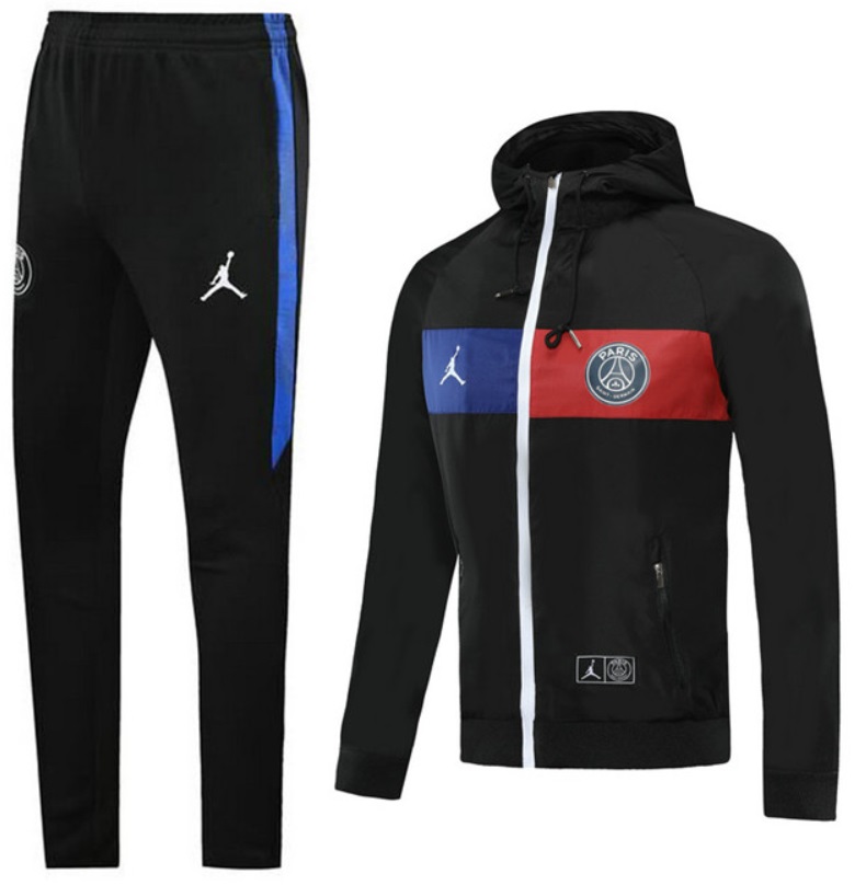 Kit treinamento Air Jordan PSG 2020 2021 Preto